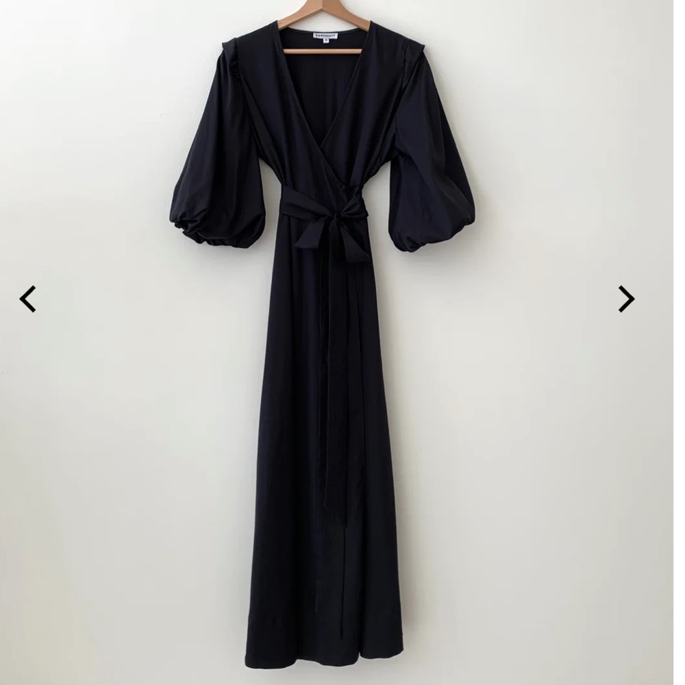 NWT Kamperett Loretta Black Cotton Size L